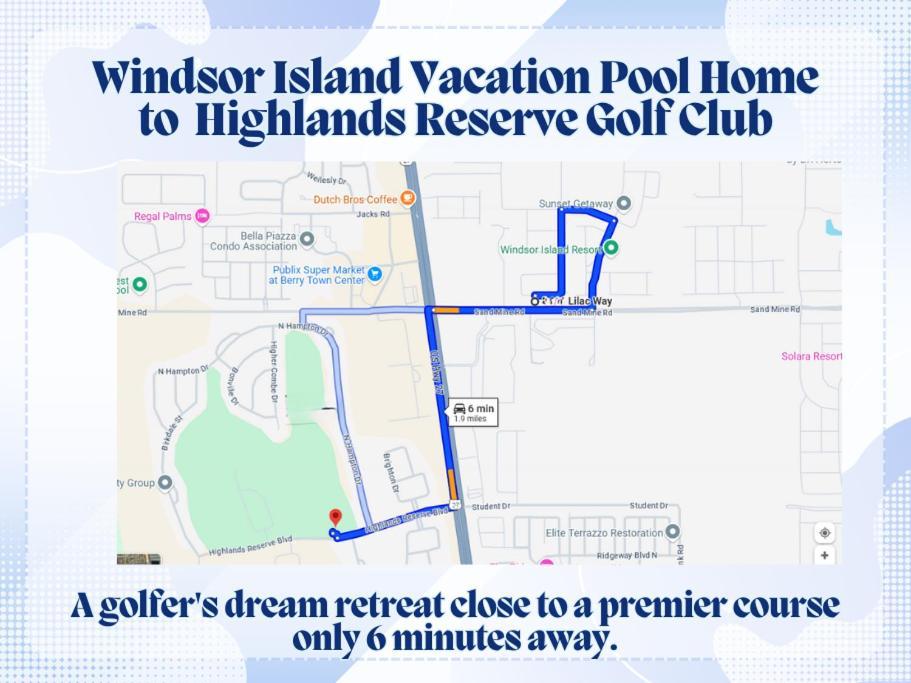 Windsor Island Vacation Pool Home Davenport Bagian luar foto