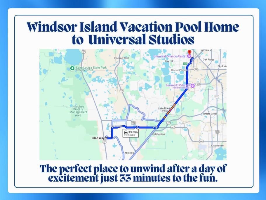Windsor Island Vacation Pool Home Davenport Bagian luar foto