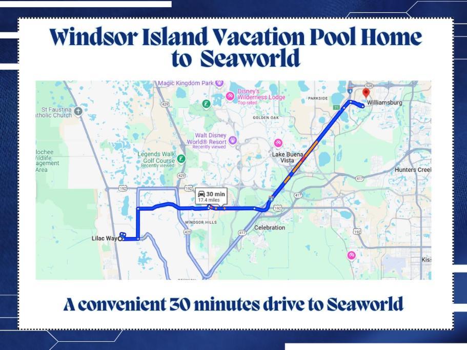 Windsor Island Vacation Pool Home Davenport Bagian luar foto